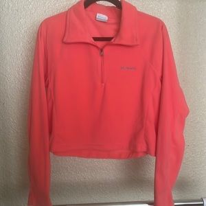 NWOT Columbia Cropped 1/2 Zip Pullover Women’s Medium